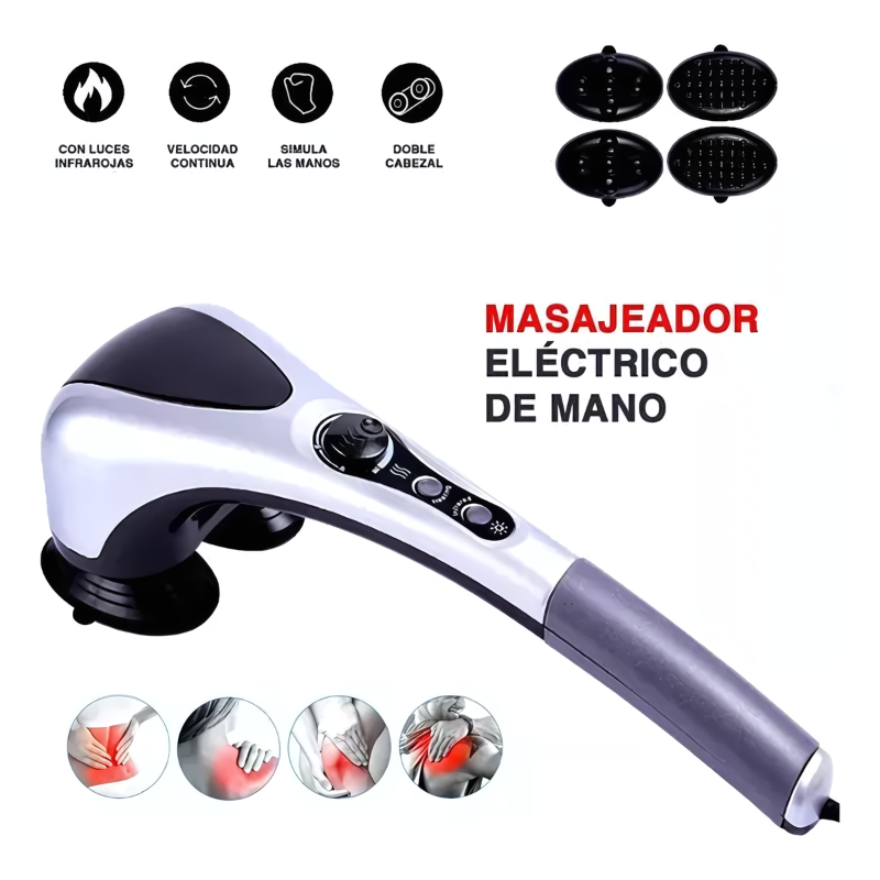 PulseWave® - Masajeador Infrarrojo Doble Cabezal