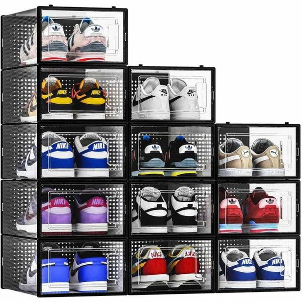 (6 Cajas) ORGANIZADOR APILABLE PARA ZAPATOS