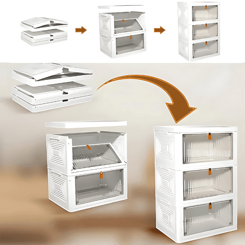 SpaceMaster® Organizador Plegable Rodante