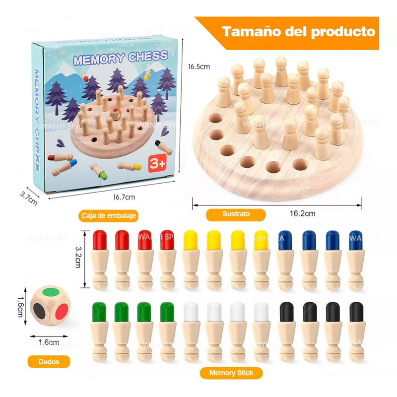 Ajedrez de Memoria -  Stick Chess