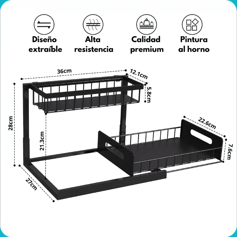 EasyStorage® Organizador Retractil