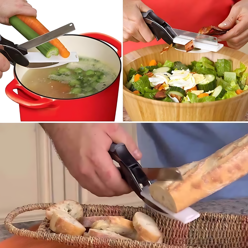 PerfectCut® Tijera de Cocina Multifuncional (+ TABLA  PLEGABLE 3 EN 1 De Regalo 🎁)