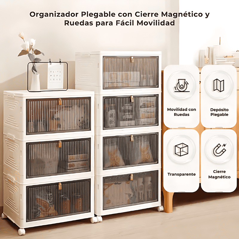 SpaceMaster® Organizador Plegable Rodante