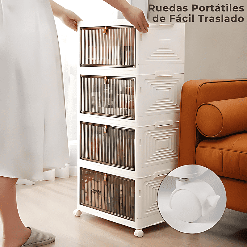 SpaceMaster® Organizador Plegable Rodante