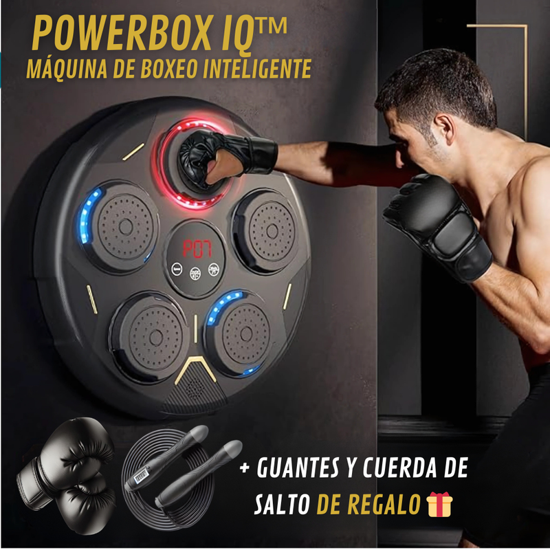 PowerBox IQ™ Maquina de Boxeo Inteligente + Cuerda de saltar de regalo 🔥 OFERTA DEL DÍA 🔥