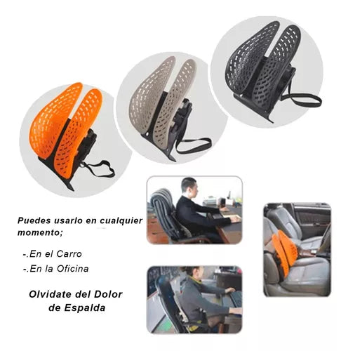 Soporte Lumbar Ergonómico - Respaldo Espalda Silla Automóvil