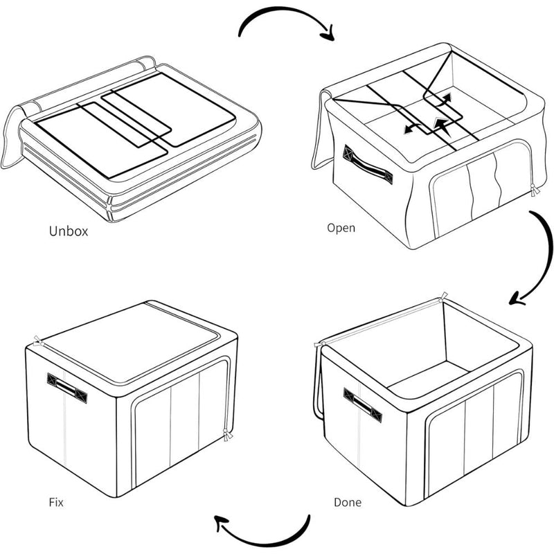 MadeSpace® - Caja almacenamiento plegable