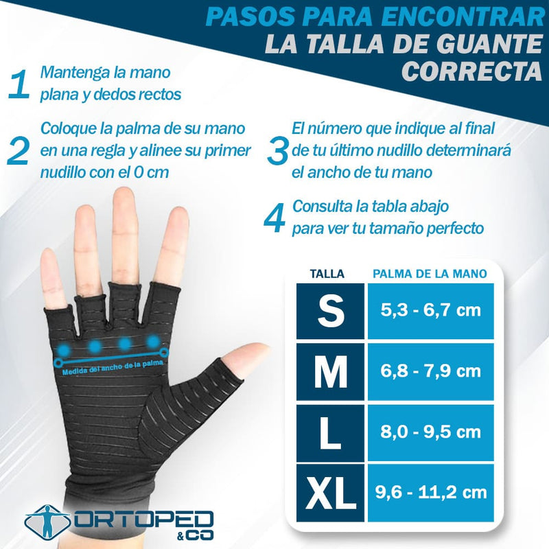 Guantes de Compresión de Cobre para Artritis [PAGA 1 Lleva 2]