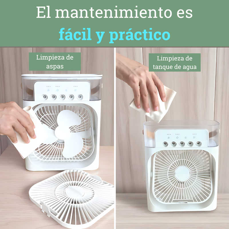 AirFlex® - Ventilador Portátil Con Humificador